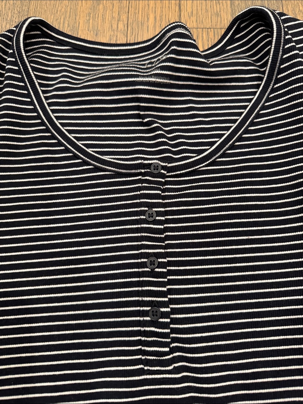 COS Navy & White Striped Crewneck Sweater